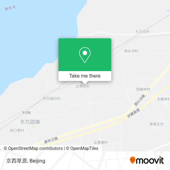 京西草原 map