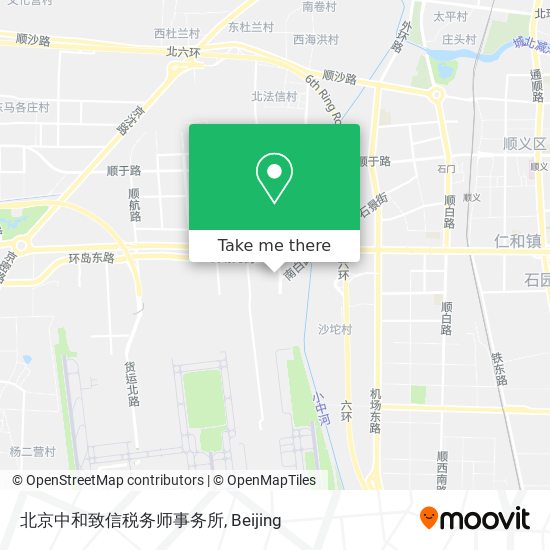 北京中和致信税务师事务所 map