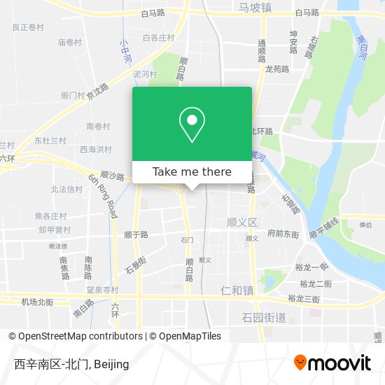 西辛南区-北门 map
