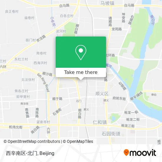 西辛南区-北门 map