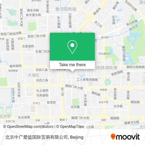 北京中广爱益国际贸易有限公司 map