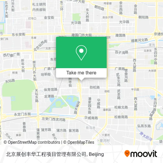 北京展创丰华工程项目管理有限公司 map