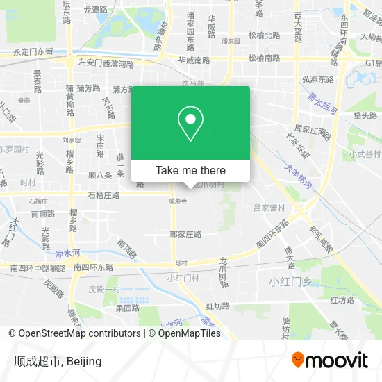 顺成超市 map
