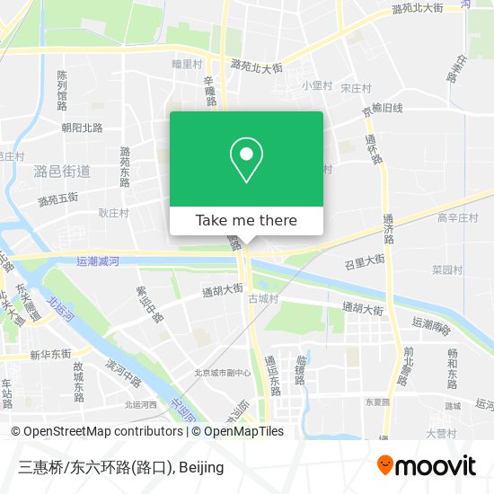 三惠桥/东六环路(路口) map