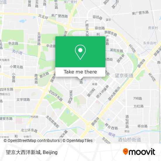 望京大西洋新城 map