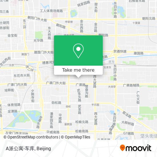A派公寓-车库 map