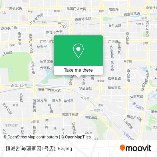 恒派咨询(潘家园1号店) map