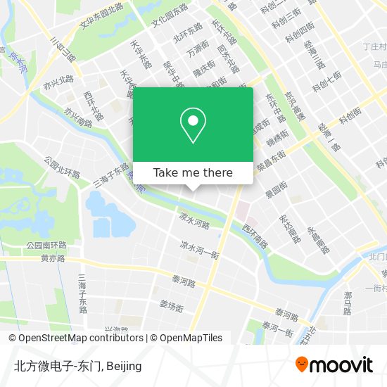 北方微电子-东门 map
