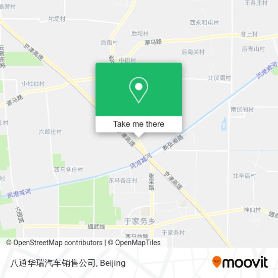 八通华瑞汽车销售公司 map
