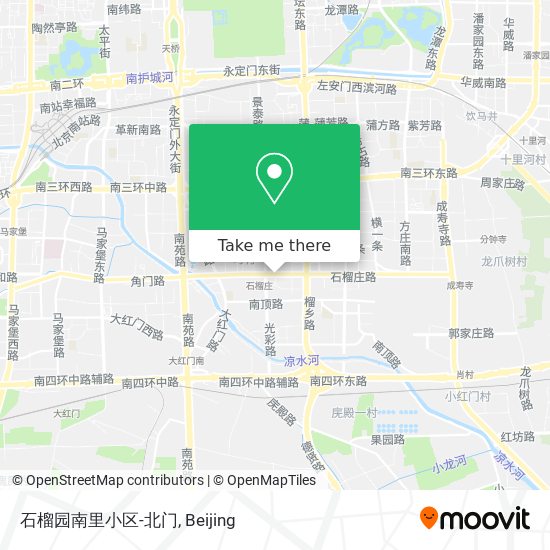 石榴园南里小区-北门 map