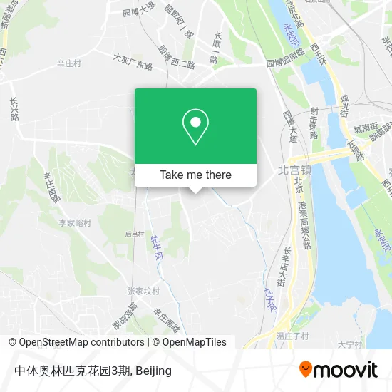 中体奥林匹克花园3期 map