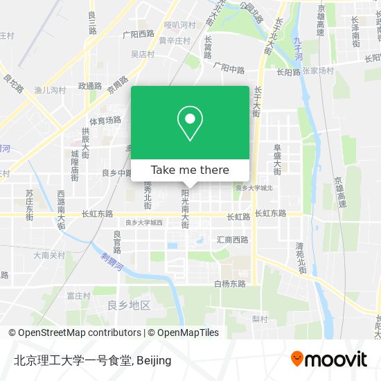 北京理工大学一号食堂 map