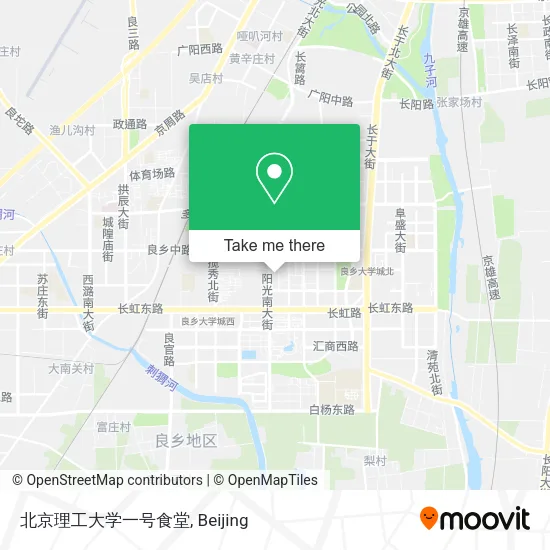 北京理工大学一号食堂 map