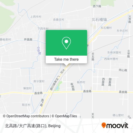 北高路/大广高速(路口) map