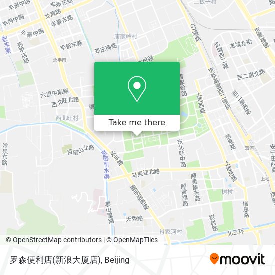 罗森便利店(新浪大厦店) map