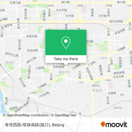 青塔西路/双林南路(路口) map