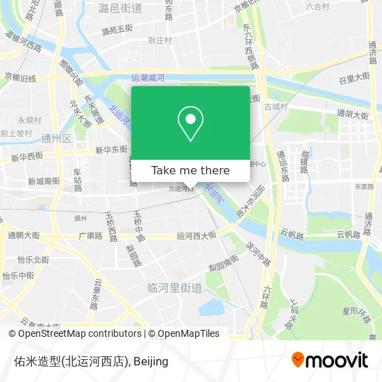 佑米造型(北运河西店) map