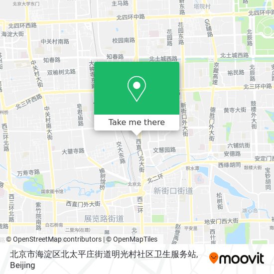 北京市海淀区北太平庄街道明光村社区卫生服务站 map