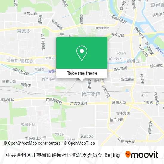 中共通州区北苑街道锦园社区党总支委员会 map