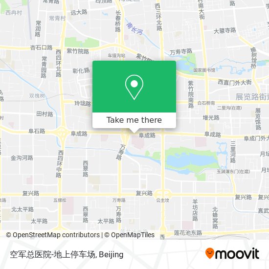 空军总医院-地上停车场 map