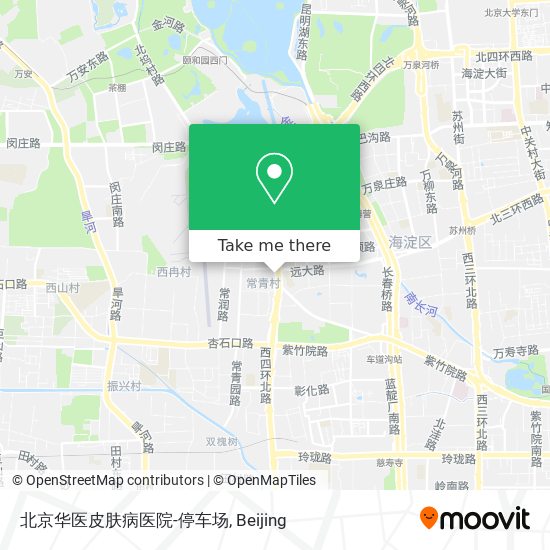 北京华医皮肤病医院-停车场 map
