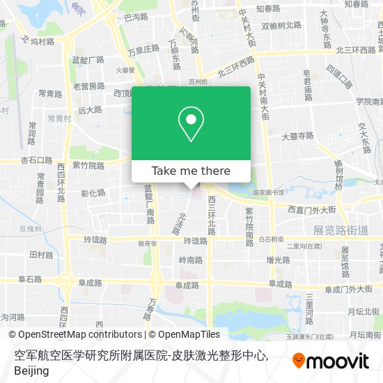 空军航空医学研究所附属医院-皮肤激光整形中心 map
