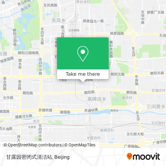 甘露园密闭式清洁站 map