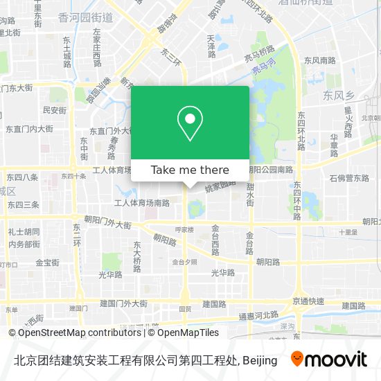 北京团结建筑安装工程有限公司第四工程处 map