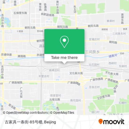 古家具一条街-85号楼 map