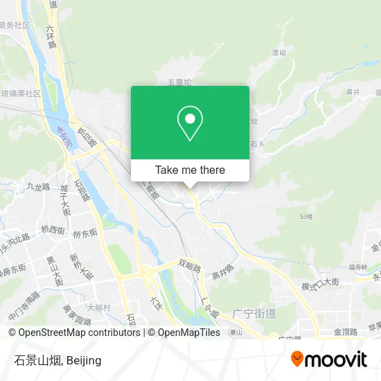 石景山烟 map