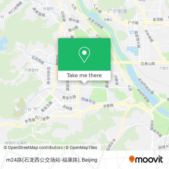m24路(石龙西公交场站-福康路) map