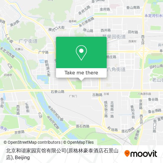 北京和谐家园宾馆有限公司(原格林豪泰酒店石景山店) map