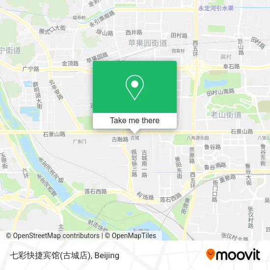七彩快捷宾馆(古城店) map