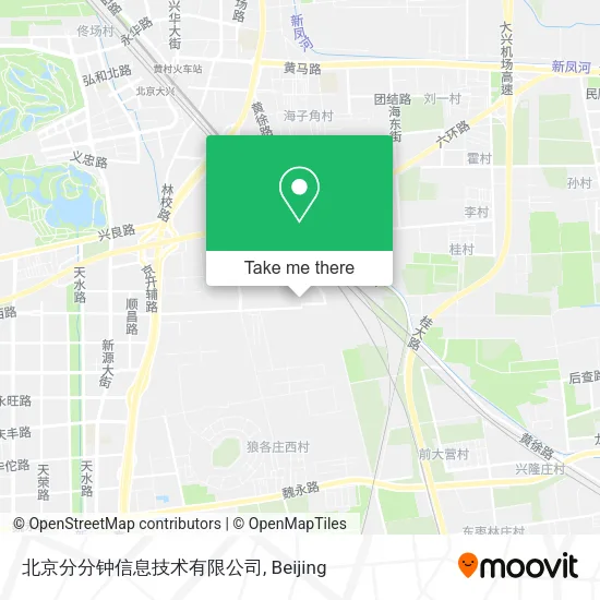 北京分分钟信息技术有限公司 map