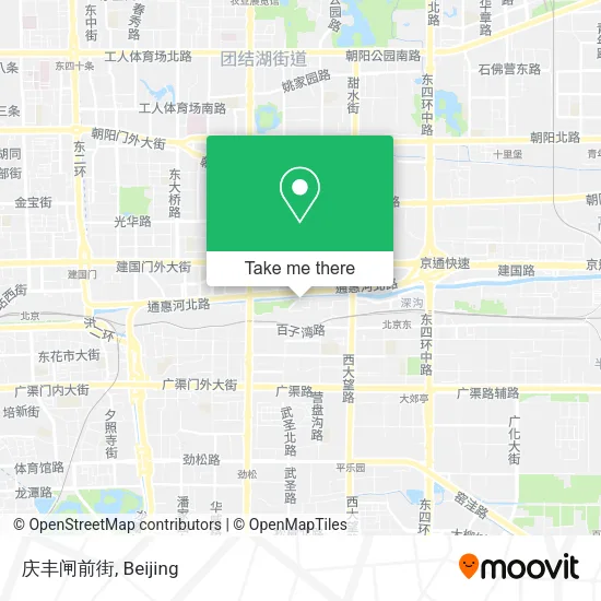 庆丰闸前街 map