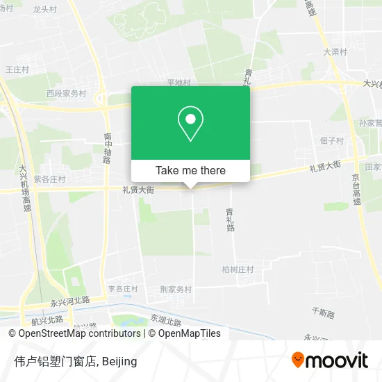 伟卢铝塑门窗店 map