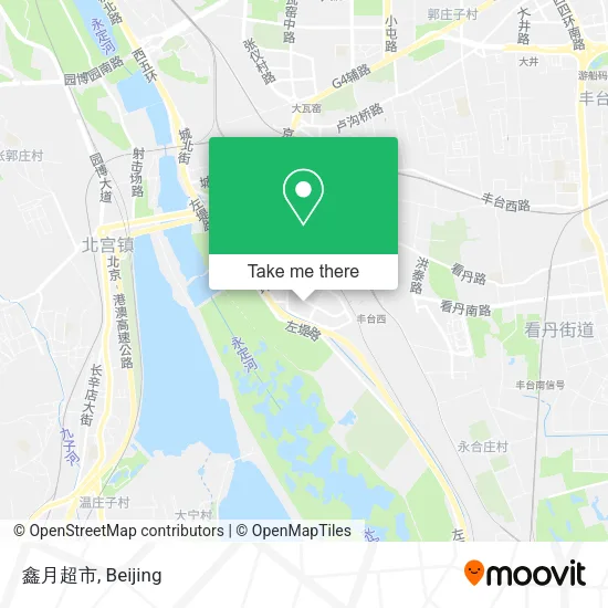 鑫月超市 map