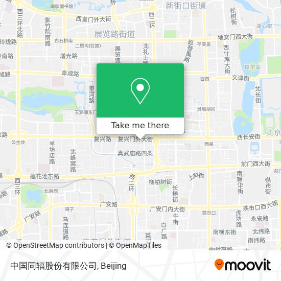 中国同辐股份有限公司 map