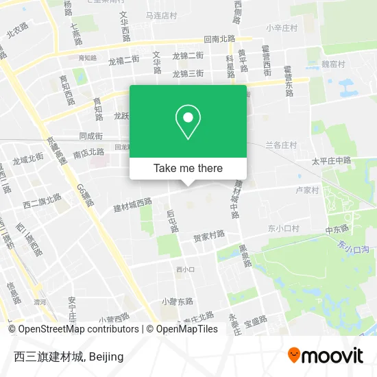 西三旗建材城 map