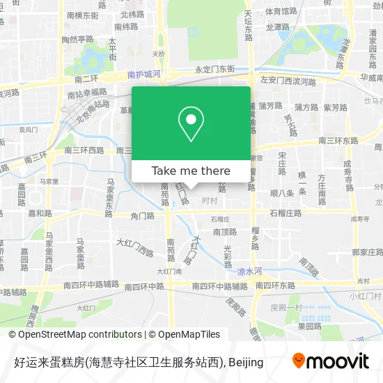 好运来蛋糕房(海慧寺社区卫生服务站西) map