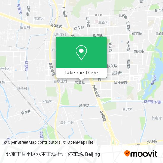 北京市昌平区水屯市场-地上停车场 map