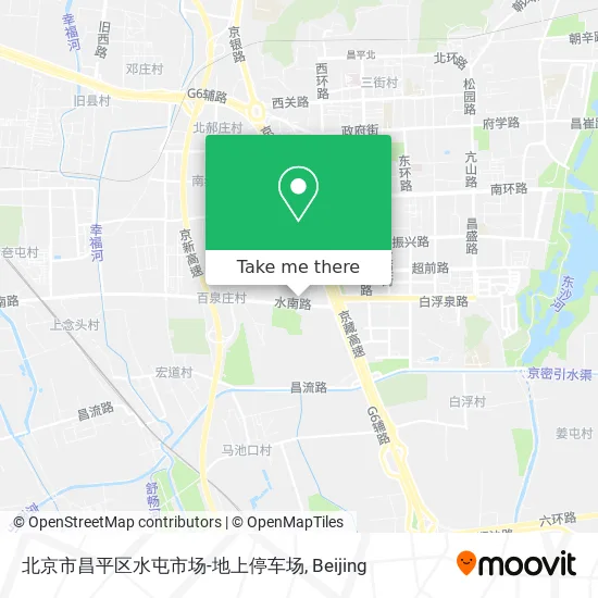 北京市昌平区水屯市场-地上停车场 map