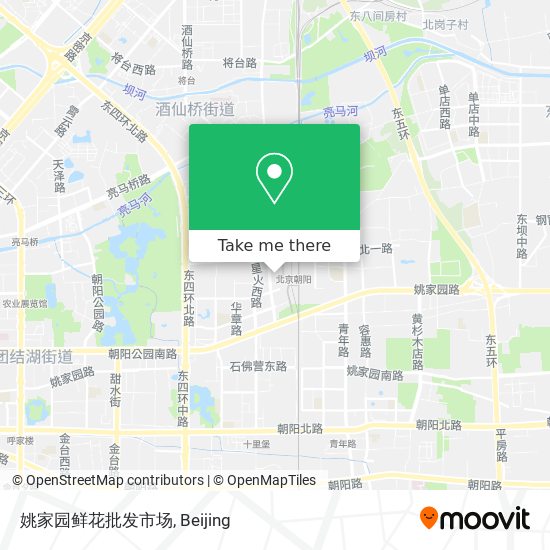 姚家园鲜花批发市场 map