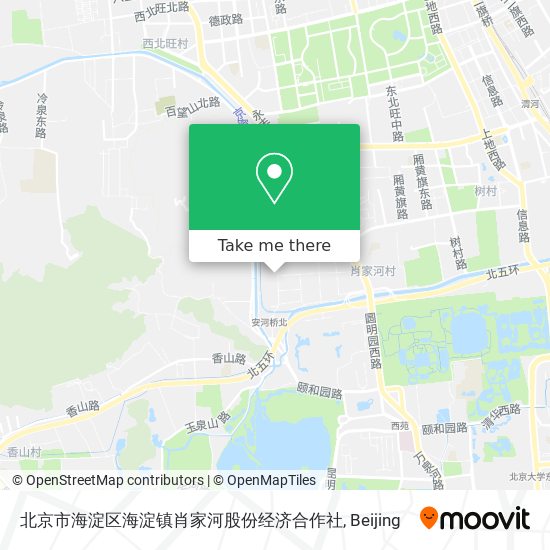 北京市海淀区海淀镇肖家河股份经济合作社 map