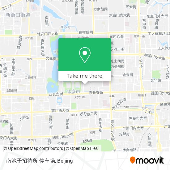 南池子招待所-停车场 map