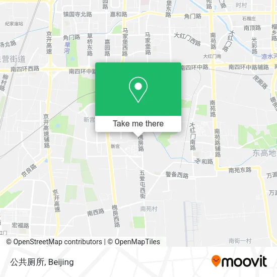 公共厕所 map