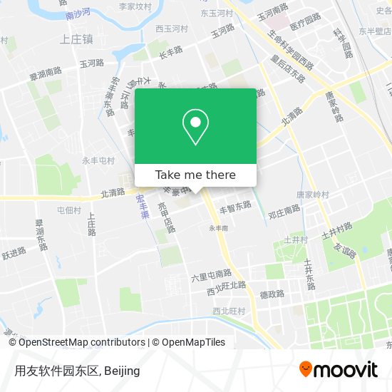 用友软件园东区 map