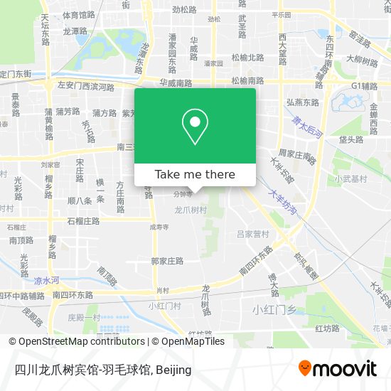 四川龙爪树宾馆-羽毛球馆 map
