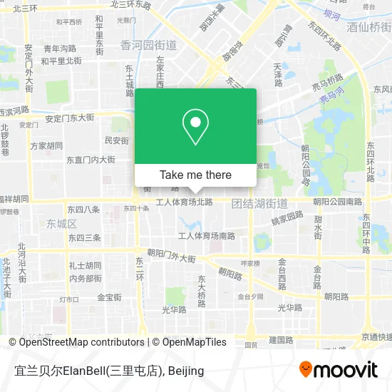 宜兰贝尔ElanBell(三里屯店) map