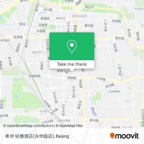 希岸·轻雅酒店(兴华园店) map